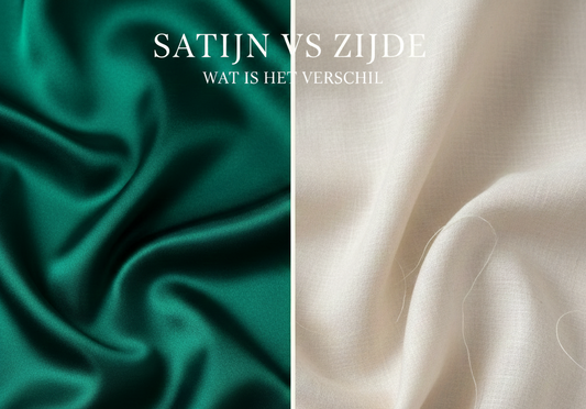Satijn vs zijde: Wat is het verschil & Wat is beter voor huid en haar