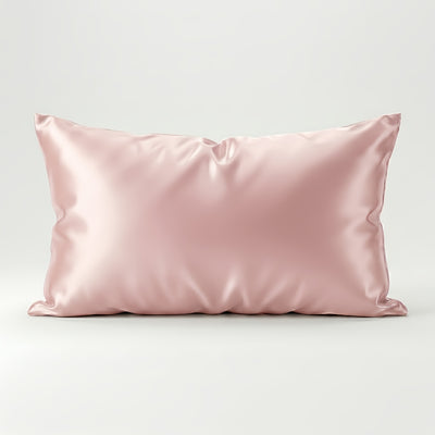 Luxe zijden kussensloop van 100 procent moerbeizijde in roze