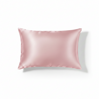 Luxe zijden kussensloop van 100 procent moerbeizijde in roze
