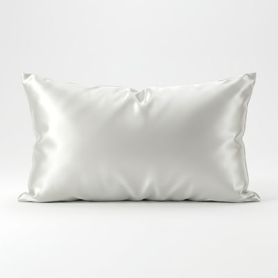 Luxe zijden kussensloop van 100 procent moerbeizijde in wit