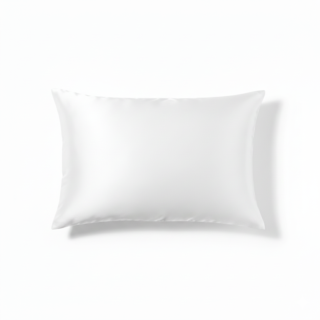 Luxe zijden kussensloop van 100 procent moerbeizijde in wit