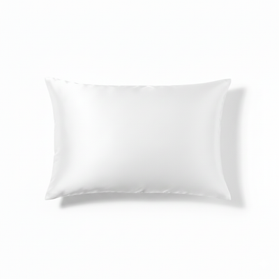 Luxe zijden kussensloop van 100 procent moerbeizijde in wit