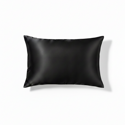 Luxe zijden kussensloop van 100 procent moerbeizijde in zwart