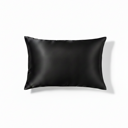 Luxe zijden kussensloop van 100 procent moerbeizijde in zwart
